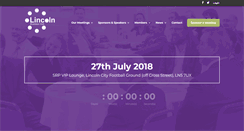 Desktop Screenshot of lincolnbusinessclub.co.uk